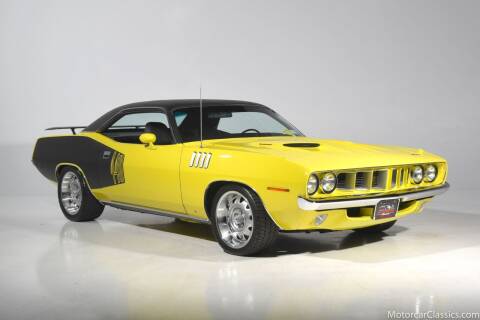 1971 Plymouth Barracuda for sale at Motorcar Classics in Farmingdale NY