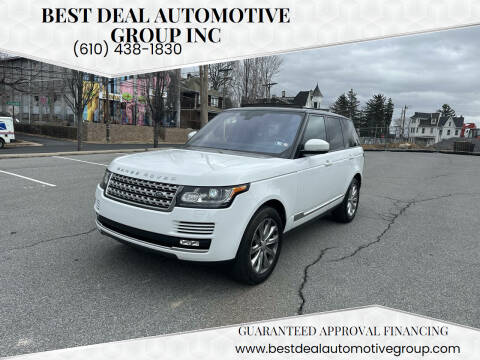 2016 Land Rover Range Rover for sale at Best Deal Automotive Group INC in Easton PA