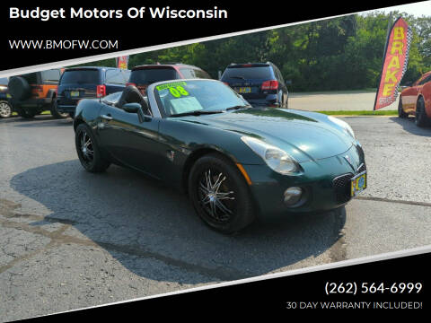 2008 Pontiac Solstice for sale at Budget Motors of Wisconsin in Racine WI