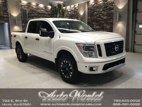 2018 Nissan Titan for sale at Auto World Used Cars in Hays KS