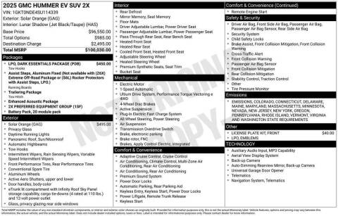 2025 GMC HUMMER EV 2X
