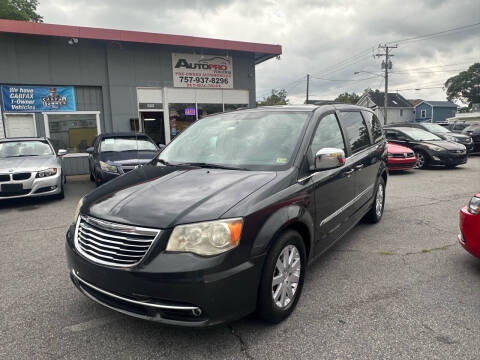 2011 Chrysler Town and Country for sale at AutoPro Virginia LLC in Virginia Beach VA