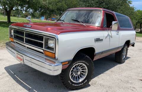 1987 Dodge Ramcharger for sale at PennSpeed in New Smyrna Beach FL