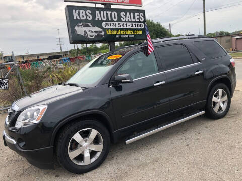 2010 GMC Acadia for sale at KBS Auto Sales in Cincinnati OH