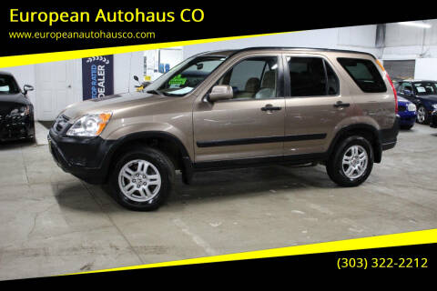 2003 Honda CR-V for sale at European Autohaus CO in Denver CO
