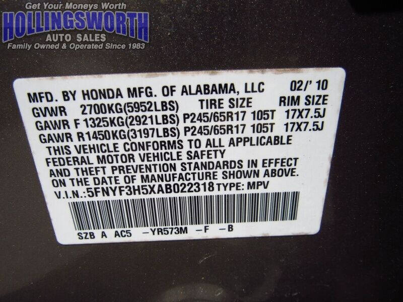 2010 Honda Pilot EX-L