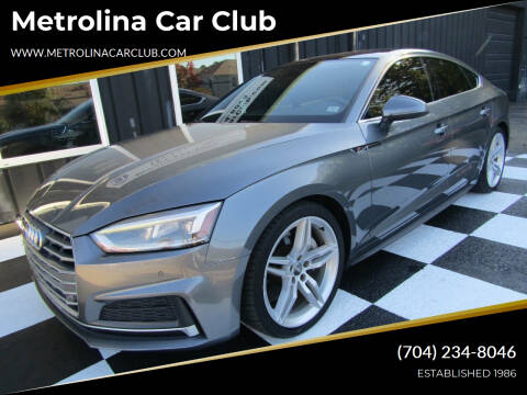 2018 Audi A5 Sportback for sale at Metrolina Car Club in Stallings NC