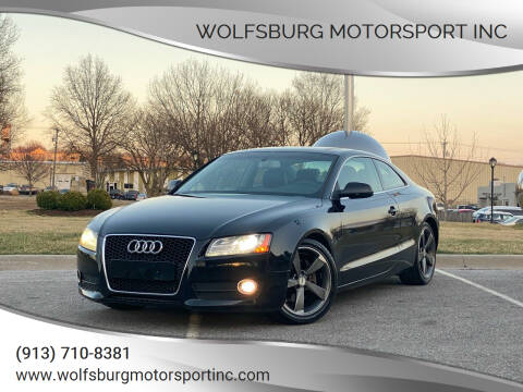 2010 Audi A5 for sale at WOLFSBURG MOTORSPORT INC in Shawnee KS