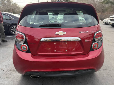 2015 Chevrolet Sonic RS Manual