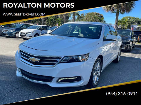 2020 Chevrolet Impala for sale at ROYALTON MOTORS in Plantation FL