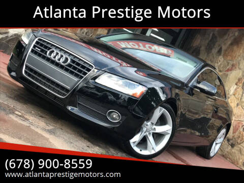 2011 Audi A5 for sale at Atlanta Prestige Motors in Decatur GA