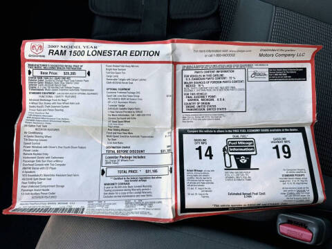 2007 Dodge Ram 1500 SLT