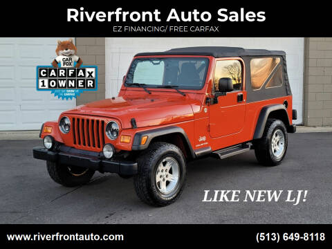2006 Jeep Wrangler for sale at Riverfront Auto Sales in Middletown OH