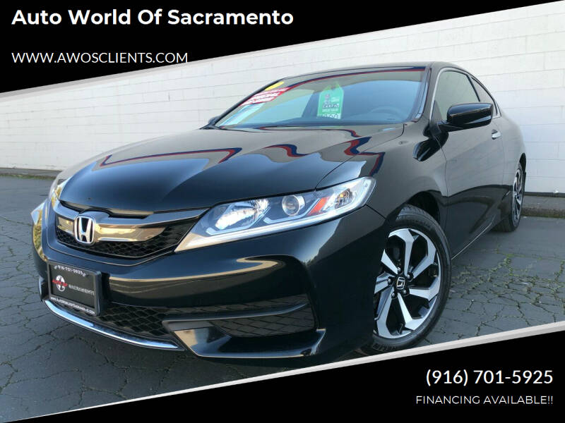 2016 Honda Accord for sale at Auto World of Sacramento Elder Creek in Sacramento CA