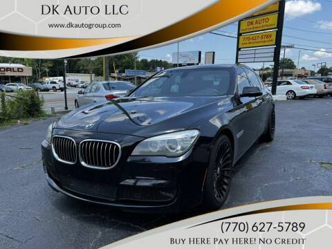 2013 BMW 7 Series for sale at DK Auto LLC in Stone Mountain GA