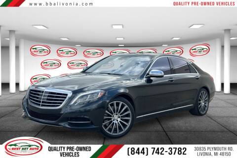 2016 Mercedes-Benz S-Class for sale at Best Bet Auto in Livonia MI