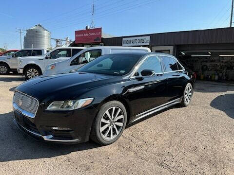 2017 Lincoln Continental for sale at WINDOM AUTO OUTLET LLC in Windom MN