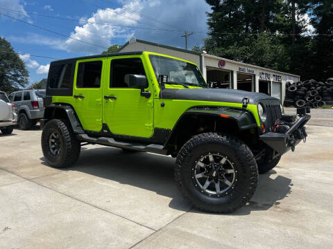 2012 Jeep Wrangler Unlimited for sale at C & C Auto Sales & Service Inc in Lyman SC