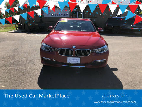 2015 BMW 3 Series for sale at The Used Car MarketPlace in Newberg OR