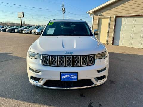 2017 Jeep Grand Cherokee for sale at Iowa Auto Sales, Inc in Sioux City IA