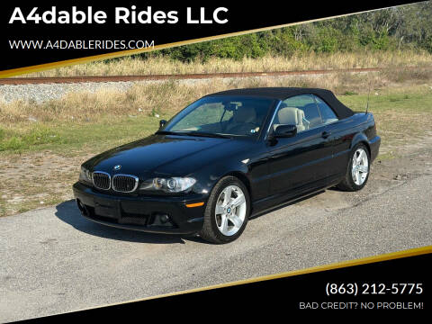 2005 BMW 3 Series for sale at A4dable Rides LLC in Haines City FL