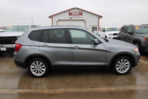 2013 BMW X3 for sale at Jefferson St Motors in Waterloo IA