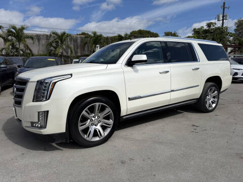 2015 Cadillac Escalade ESV for sale at Noah Auto Finance in Hollywood FL