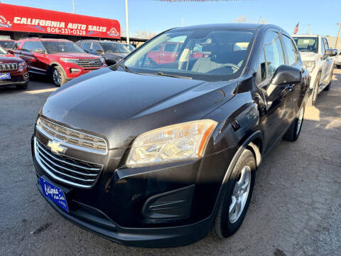 2015 Chevrolet Trax for sale at California Auto Sales in Amarillo TX