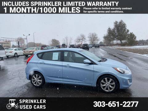 2013 Hyundai Accent for sale at Sprinkler Used Cars in Longmont CO