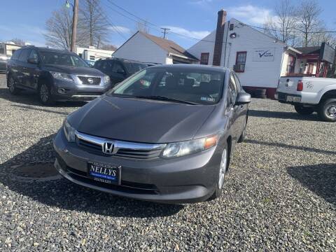 2012 Honda Civic for sale at NELLYS AUTO SALES in Souderton PA