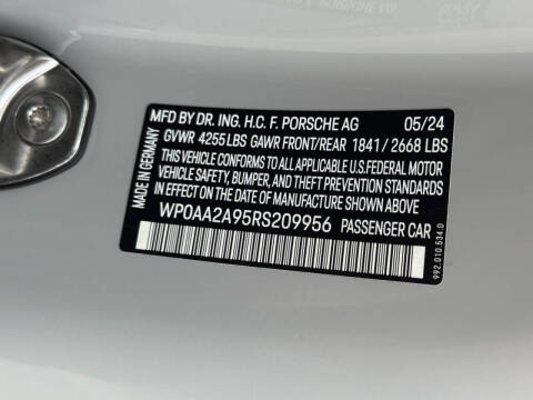 2024 Porsche 911 Carrera T