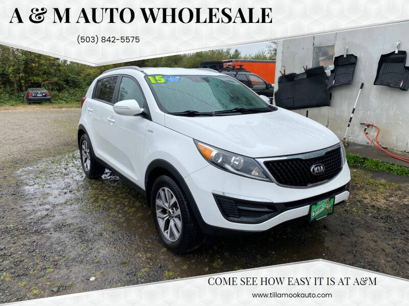 2015 Kia Sportage for sale at A & M Auto Wholesale in Tillamook OR