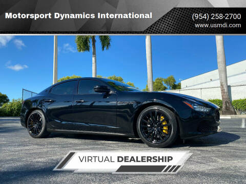 2015 Maserati Ghibli for sale at Motorsport Dynamics International in Pompano Beach FL