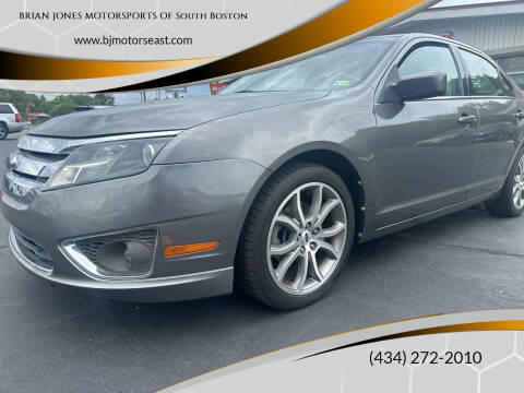 2010 Ford Fusion for sale at BRIAN JONES MOTORSPORTS OF South Boston in South Boston VA