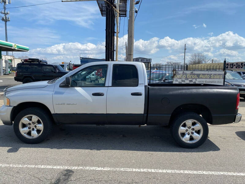 2002 Dodge Ram Pickup 1500 for sale at Debo Bros Auto Sales in Philadelphia PA