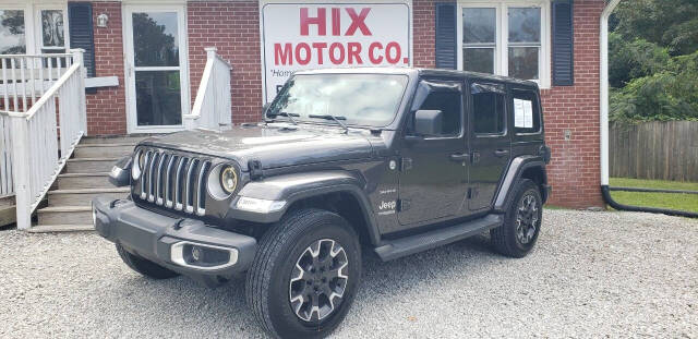 2018 Jeep Wrangler Unlimited for sale at Hix Motor Co in Jacksonville, NC