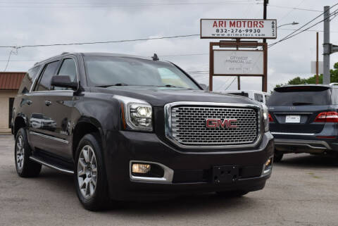 2016 GMC Yukon for sale at ARI Motors in Houston TX