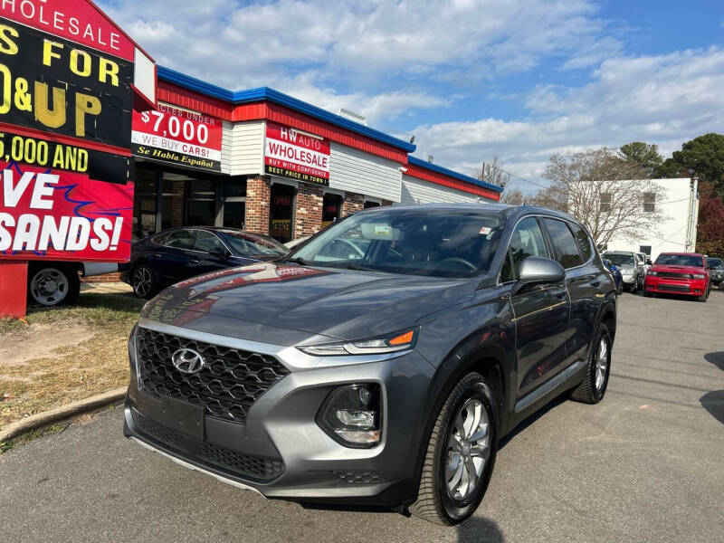 2019 Hyundai Santa Fe for sale at HW Auto Wholesale in Norfolk VA