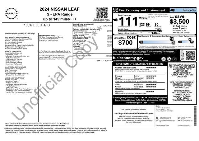 2024 Nissan LEAF S