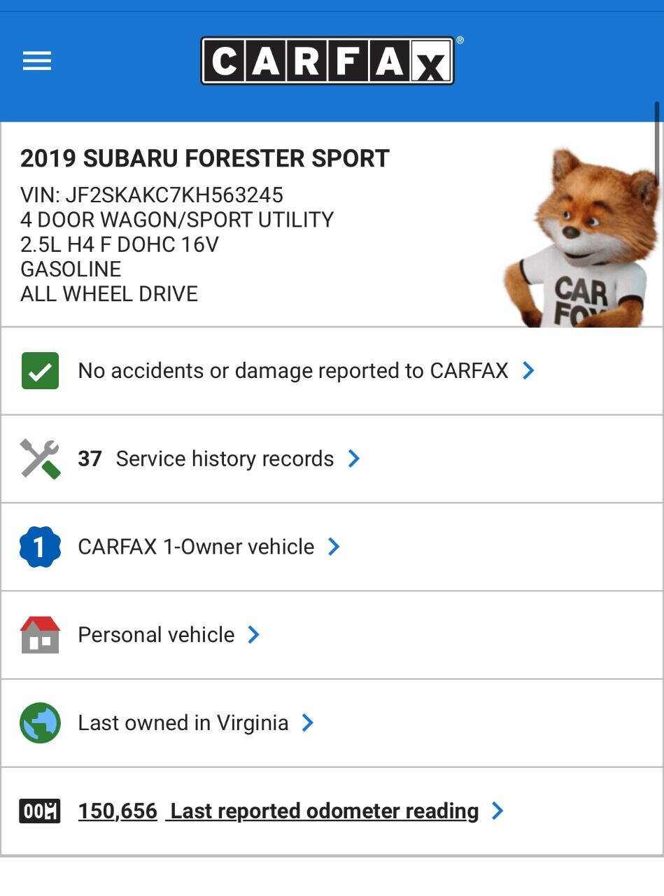 2019 Subaru Forester for sale at White Top Auto in Warrenton, VA