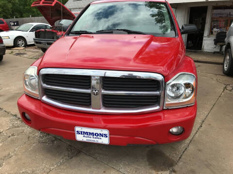 2005 Dodge Durango for sale at Simmons Auto Sales in Denison TX