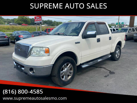 2007 Ford F-150 for sale at SUPREME AUTO SALES in Grandview MO