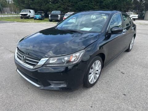 2015 Honda Accord for sale at Pinnacle Acceptance Corp. in Franklinton NC