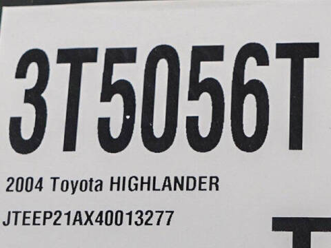 2004 Toyota Highlander Limited
