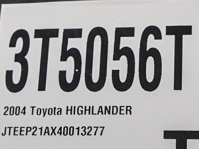 2004 Toyota Highlander Limited