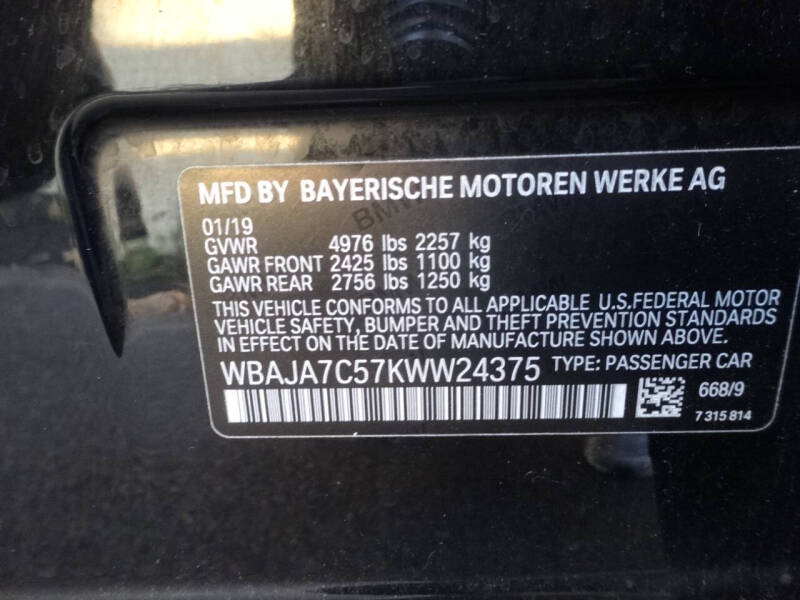 2019 BMW 5 Series 530i xDrive