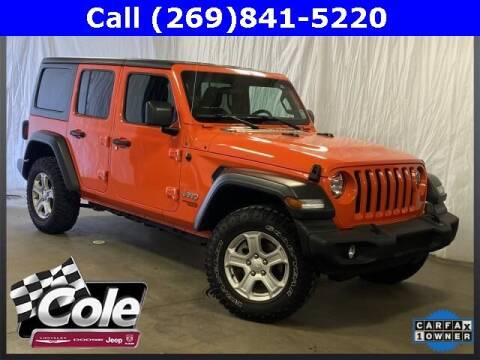 2018 Jeep Wrangler Unlimited for sale at COLE Automotive in Kalamazoo MI