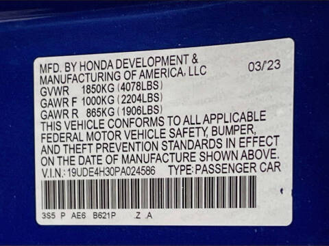 2023 Acura Integra w/A-SPEC
