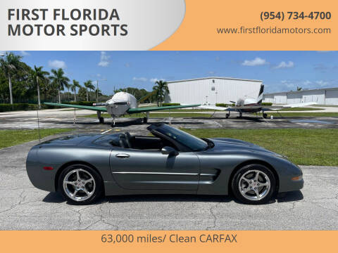 2003 Chevrolet Corvette for sale at FIRST FLORIDA MOTOR SPORTS in Pompano Beach FL