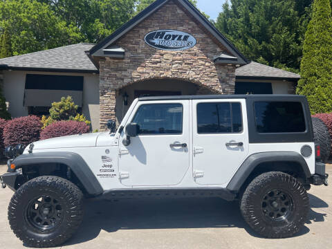 2012 Jeep Wrangler Unlimited for sale at Hoyle Auto Sales in Taylorsville NC